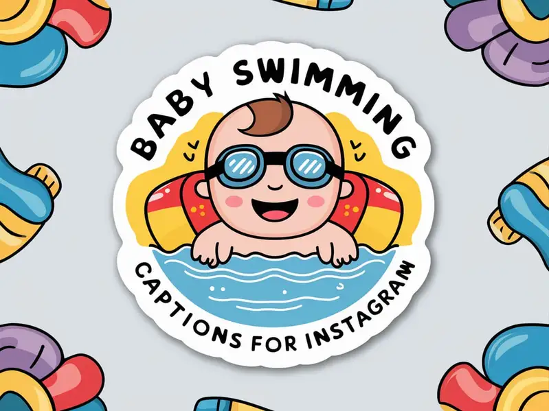 Baby Swimming Captions for Instagram