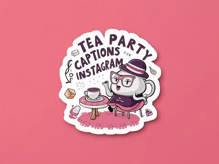 Tea Party Captions for Instagram