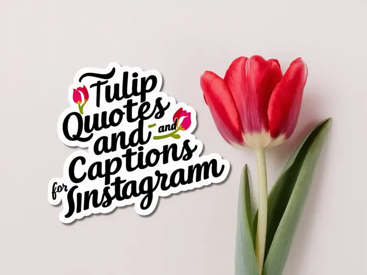 Tulip Quotes and Captions For Instagram