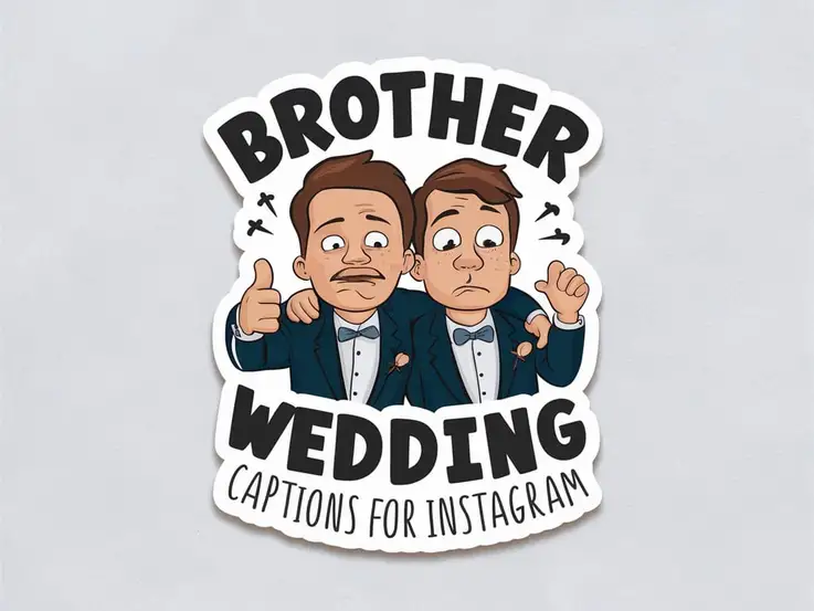 Brother Wedding Captions For Instagram