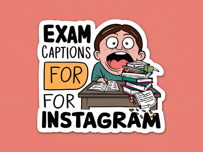 Exam Captions for Instagram