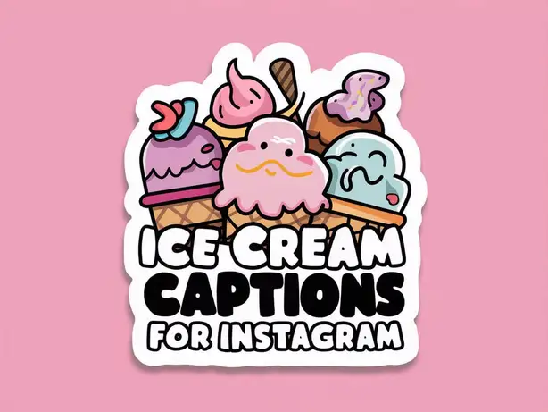 Ice Cream Captions for Instagram