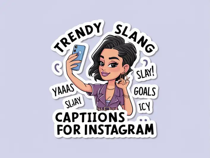 Trendy Slang Captions for Instagram