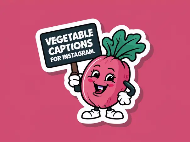 Vegetable Captions for Instagram